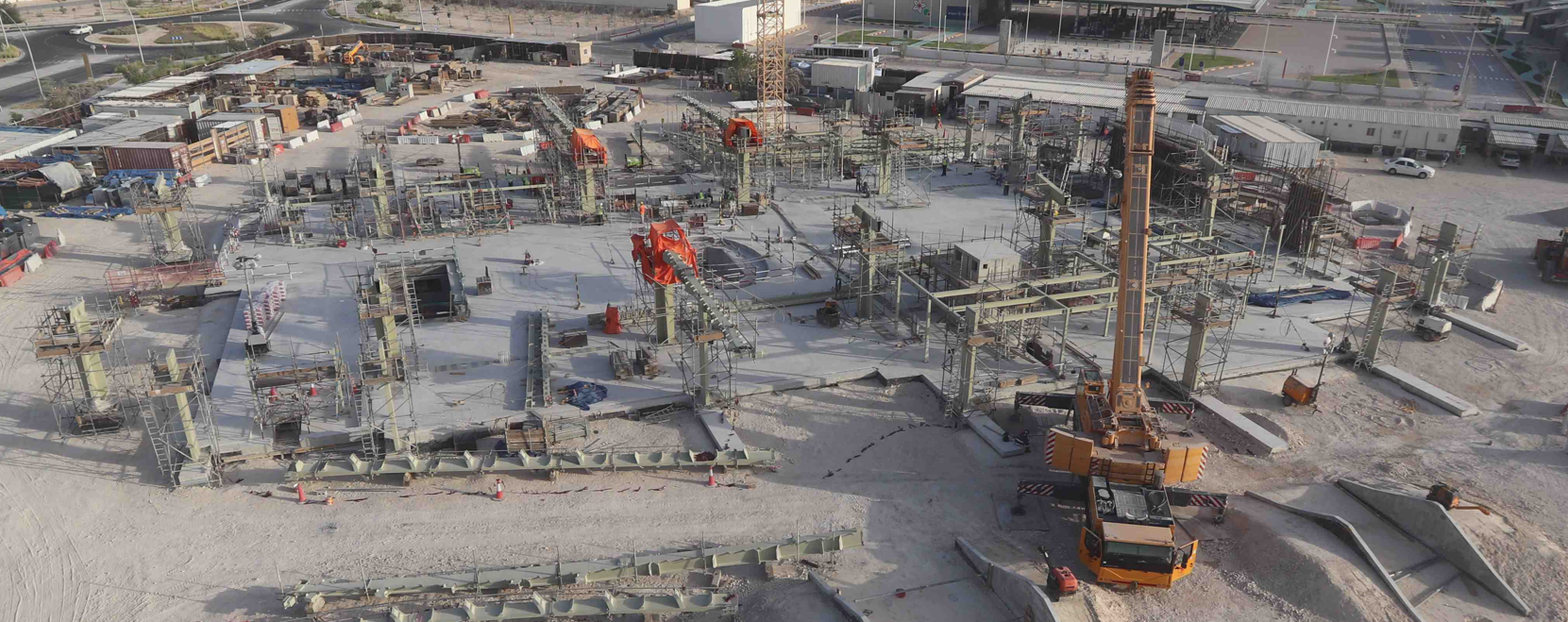 Construction site — structure