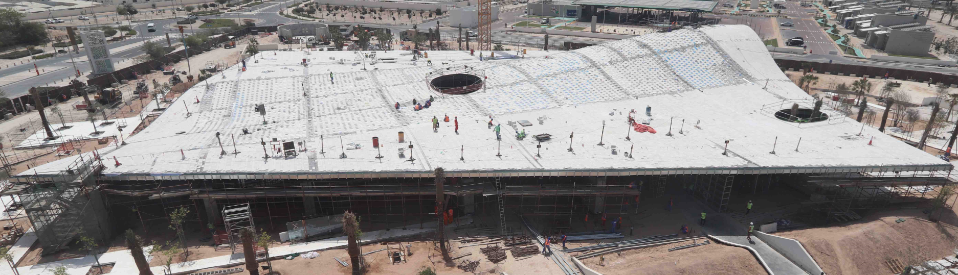 Construction site — completed