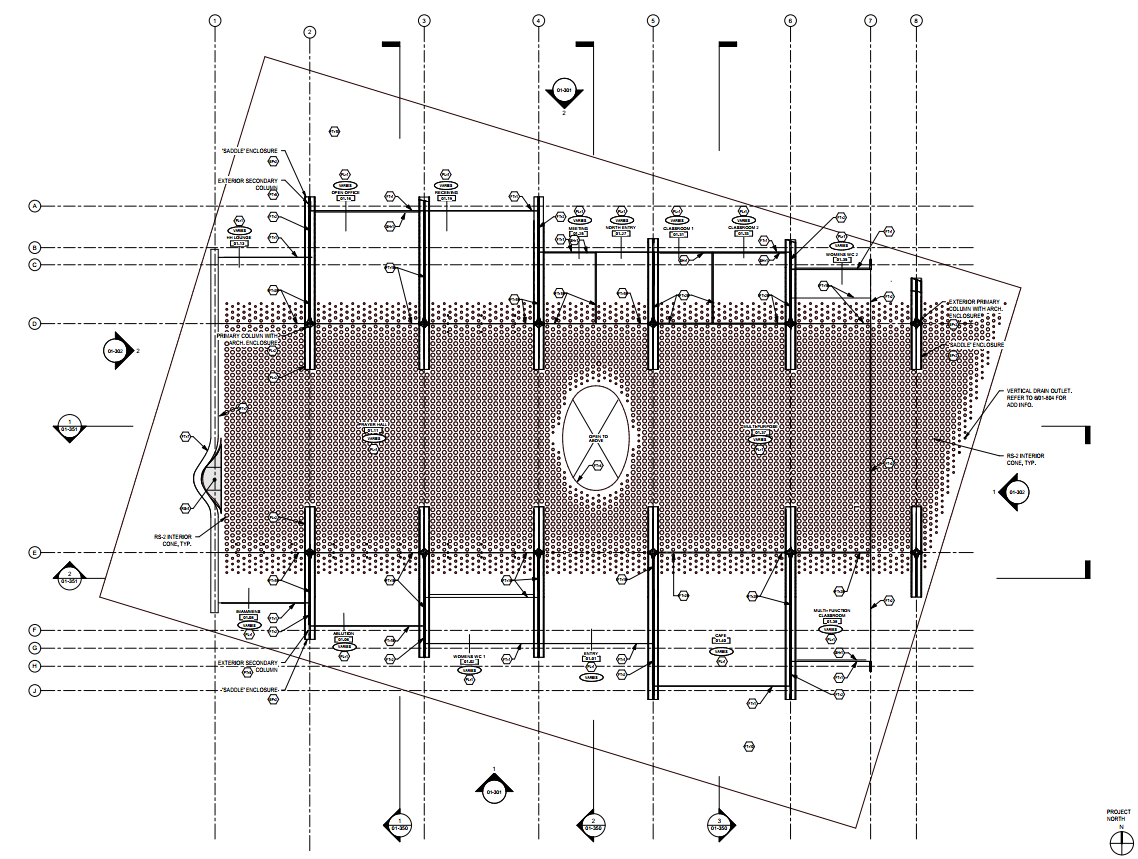 Reflected ceiling plan